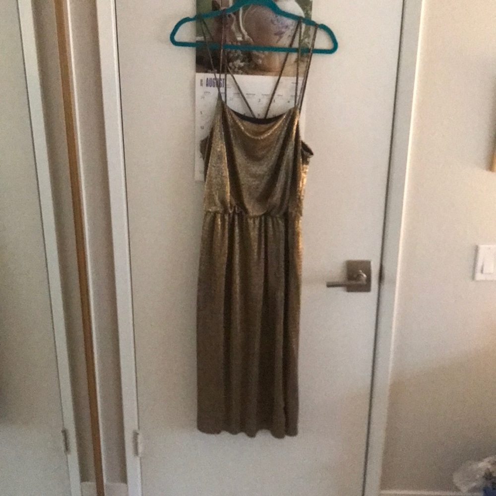 Gold dress NWT